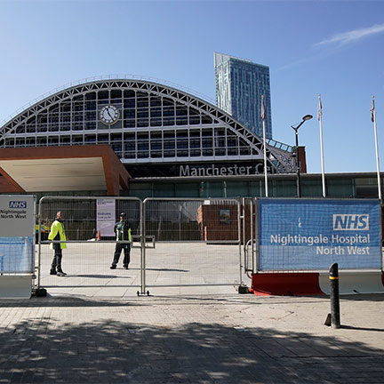 NHS Nightingale Hospital in Manchester