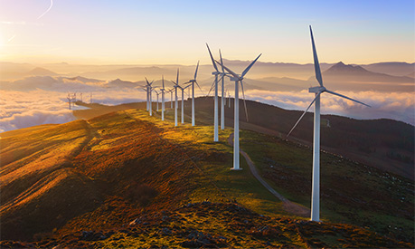 wind turbine farms 