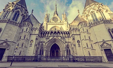 The Royal Courts of Justice in London