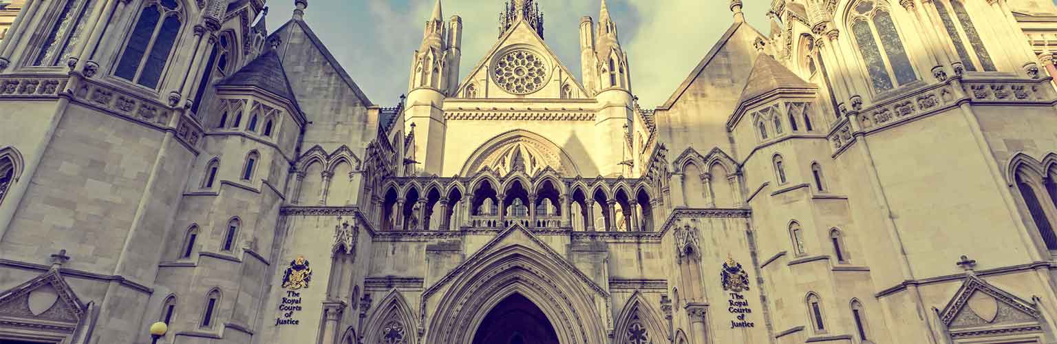 The Royal Courts of Justice in London