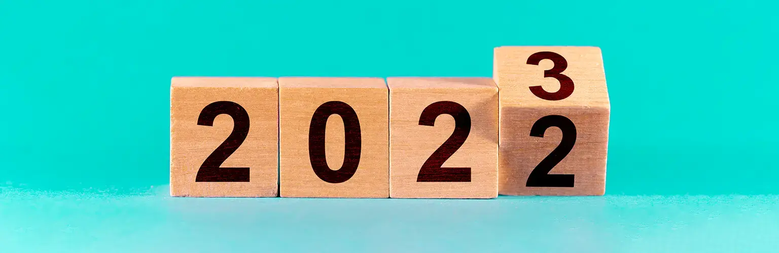 number blocks changing from 2022 to 2023