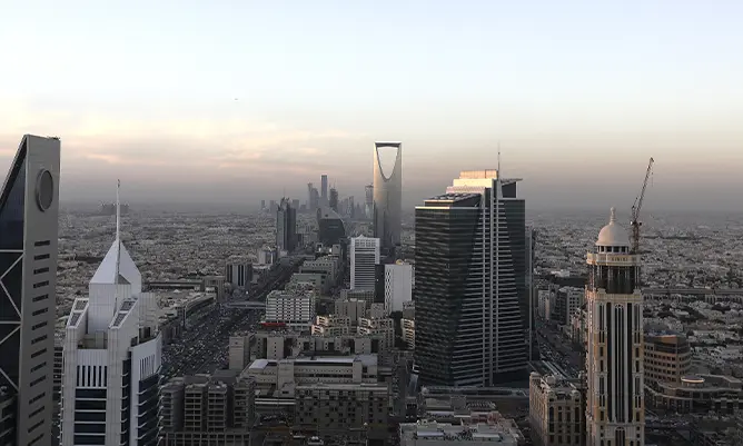 Downtown Riyadh, Saudi Arabia