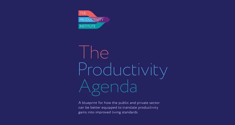Front cover of the Productivity Agenda