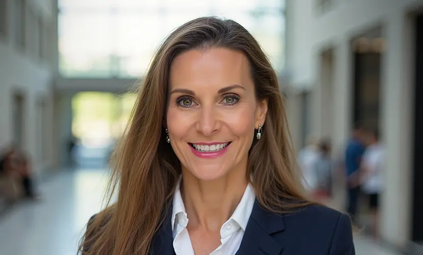 Close-up of Dr Janine-Nicole Desai