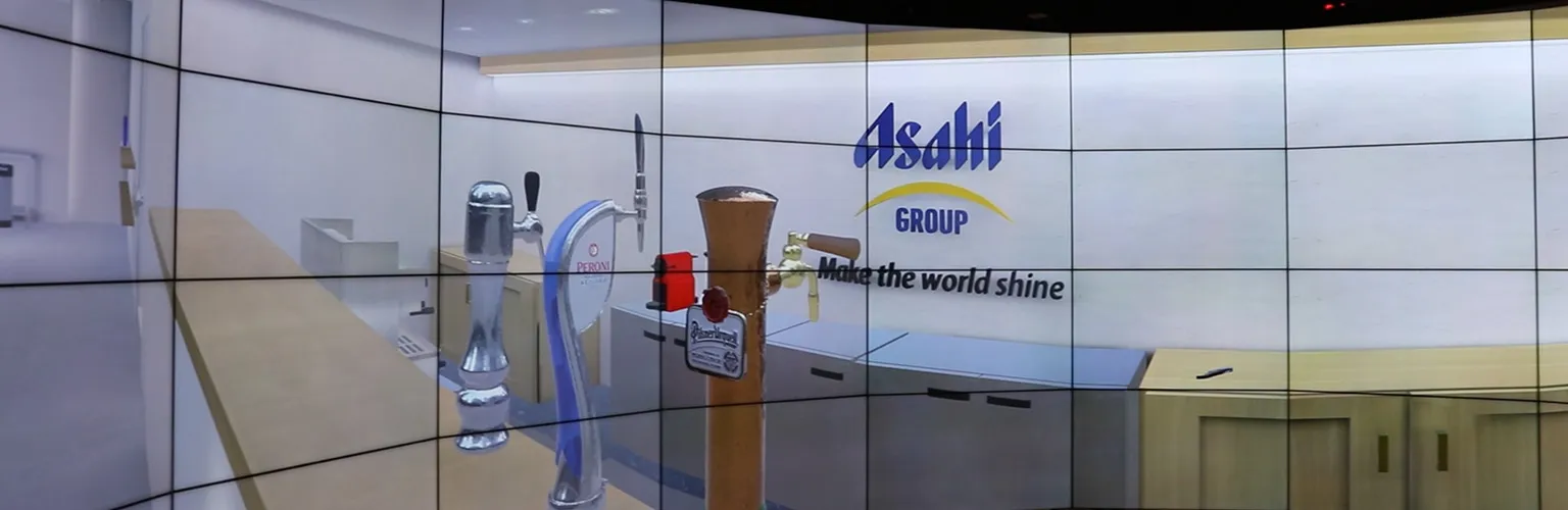 Asahi digital twin training material in the data visualisation observatory