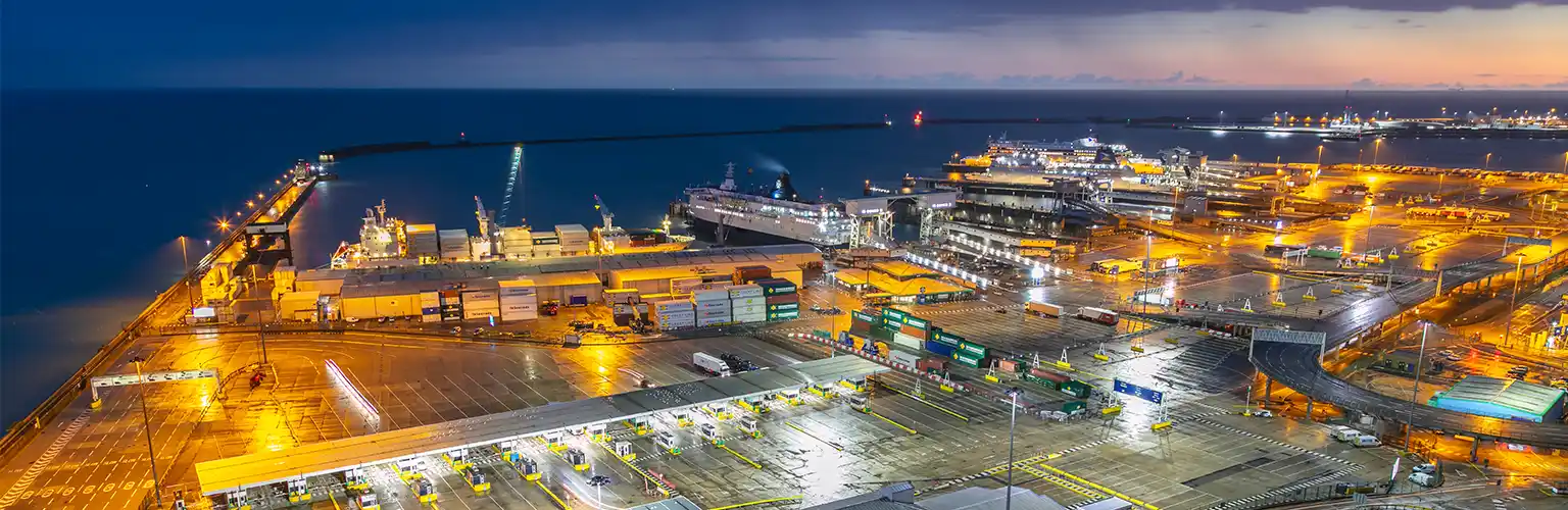 The Port of Dover, Kent.