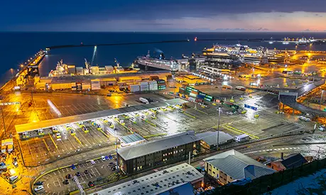 The Port of Dover, Kent.
