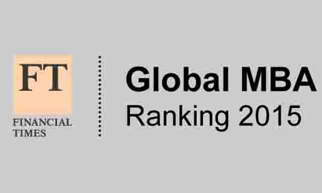 Financial Times Global MBA Ranking 2015