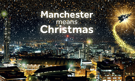 Manchester Christmas skyline