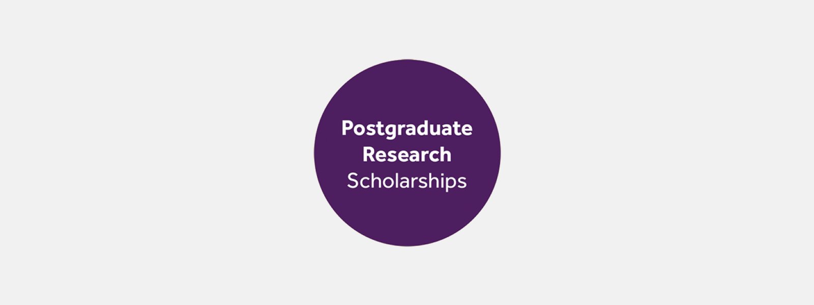 Postgraduate research scholarships for 2017