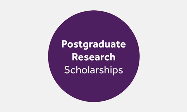 Postgraduate research scholarships for 2017