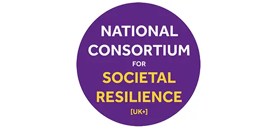 National consortium for societal resilience logo.