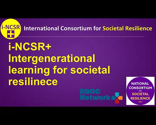 Intergenerational learning to strengthen community resilience to disruption