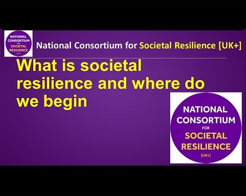 NCSR+ webinar - What is societal resilience and where do we begin