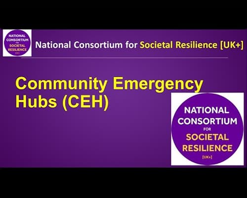 NCSR+ webinar - Community emergency hubs