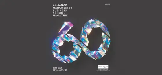 Front cover of Alliance MBS 60th anniversary research magazine.