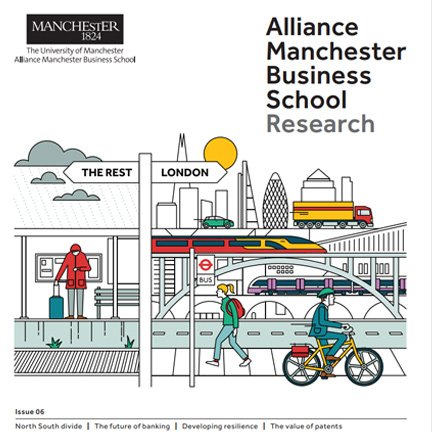 the illustrated cover of the new ambs magazine